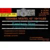 ES-4598 - TOSHIBA 43U2063, VOX 43SWU553B LED TRAKE