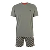 HUGO Pižama Aaron 50556777 Temno zelena Regular Fit