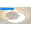 Micoe Plafonska lampa LED, Mesec, 50 W, Siva