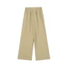 Cropp - Pantalone wide leg - svetlo maslinasta
