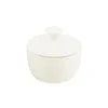 Bowl for sugar, with lid, porcelain, 210ml, Alumilite Soley - Porlan