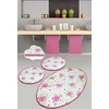 Lessentiel Maison Kupatilski otirač Frezya 1, 3 komada, Roze
