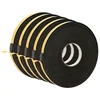 Vidaxl Samolepilni pena trak 5 szt. Črna 15mm x 10m CR pena