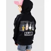 A.LAB Heist Kids moški pulover s kapuco black