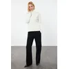 Trendyol Ecru Wool Turtleneck Knitwear Sweater