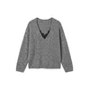 VERO MODA Pulover VMBERRY pegasto siva