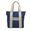 Tommy Jeans Nakupovalna torba bež/modra