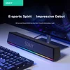 Soaiy Desktop soundbar SH02, RGB, Crni