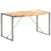 Vidaxl Jedilna miza 140x70x75 cm trden robusten mangov les