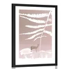 Plakat s paspartujem pravljično življenje v gozdu - 60x90 no frame