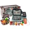 LEAN TOYS Komplet blagajne za igro s trgovino - mikrofon, zvok, terminal