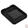 SilverStone Mobile Series MMS01, Military-grade external 2.5 enclosure, Supports 2.5? SATA SSD/HDD, USB 3.0, ABS with silicone sleeve, Black [24]