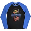 Korn Wireframe Space Black & Blue L Majica