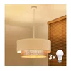 Brilagi - LED luster na sajli BOHO STYLE 3xE27/15W/230V prečnik 60 cm