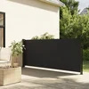 Bočna tenda na uvlačenje crna 100 x 500 cm