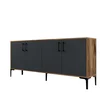 Hanah Home Kiev Komoda, Braon-Siva
