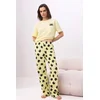 Trendyol Milla Ženski set pidžame Thmss25Pt00161, Žuti