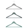 FIVE Ofinger za odeću mdf/guma/drvo  3/1 crni