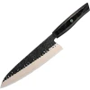 Damasku kuhinjski nož ZA-37583 - Chef / Crna / Smeđa KP37583