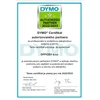 Dymo Rhino Tape - bel, širok 12 mm, 5,5 m, črne črke (poliester)