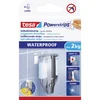 TESA lepilne blazinice TESA POWERSTRIPSR WATERPROOF, 59700, BELE