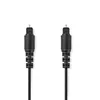 NEDIS CAGL25000BK30 Optieki audio kabl, TosLink Muski-TosLink Muski, 3.00 m, Okrugli, PVC, Crni
