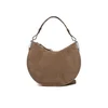 Torbica iz semiša Coccinelle COCCINELLESUNUP SUEDE bež barva, E1 QKG 13 02 01