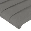 LED uzglavlje tamnosivo 80x5x118/128 cm od tkanine