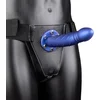 Ouch! Twisted Hollow Strap-On 20 cm - Adjustable Intimate Harness, Black OUC358A