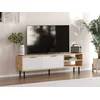 TV-omarica Kailua 2555 (Bela + Hrast) Hrast, Bela, 150x45x30cm