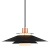 Halo Design 990785 - Luster na sajli RIVOLI 1xE27/40W/230V prečnik 40 cm crna/bakarna