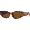 VERSACE Ženske naočare za sunce 0VE4454 543783 55, Polarizovane, Krem