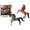 slomart Figurica konja LEAN TOYS - rjav, siv, stoječ