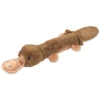 Igrača Dog Fantasy Recycled Toy račka s PET plastenko, piščalka z šuštečim repom 55cm