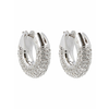 Swarovski Elegantni srebrni okrogli uhani Dextera 5618306