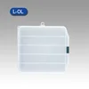 PLASTIC BOX LURE CASE OL (L-OL) Clear
