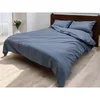 Posteljina Saten pruga Teget boja 200x220cm 100% pamuk