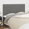 Vidaxl vidaXL Vzglavja za posteljo, 4 kosi, temno siva, 100x5x78/88 cm, blago