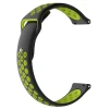 BStrap Samsung Galaxy Watch 3 41mm Silicone Sport pašček, Black/Green