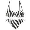 FRENCH CONNECTION Bikini črna/bela