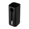 Plastic sleeve for food storage containers, 10.4 x 10.4 x 20.6 cm, bla