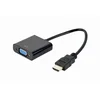 Gembird A-HDMI-VGA-04 VIDEO Adapter HDMI to VGA HD15, M/F, Black