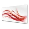 tulup.si Slika na akrilnem steklu Red abstrakcija graphics 120x60 cm 4 obešalnika