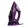 Evonek Bezična pegla sa zaštitom od kapanja IRON PRO 2400W, 320ml, Crno-ljubičasta