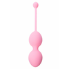 BOSS SERIES Silikonske vaginalne kuglice, 36 mm, Roze