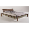 Casa Padrino Luxury Solid Wood Double Bed Dark Brown - Various Sizes