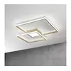 Ondaluce - LED prigušiva stropna svetiljka DOWEL LED/46W/230V 55x55 cm zlatna