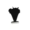 Crna tabla Securit Silhouette sladoled alu-ram 27x25x6cm