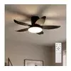 Brilagi - LED prigušiva plafonski ventilator LED/32W/230V fi 95 cm crni + daljinski upravljač