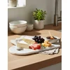WALLXPERT Daska za sečenje od mermera Bianco White